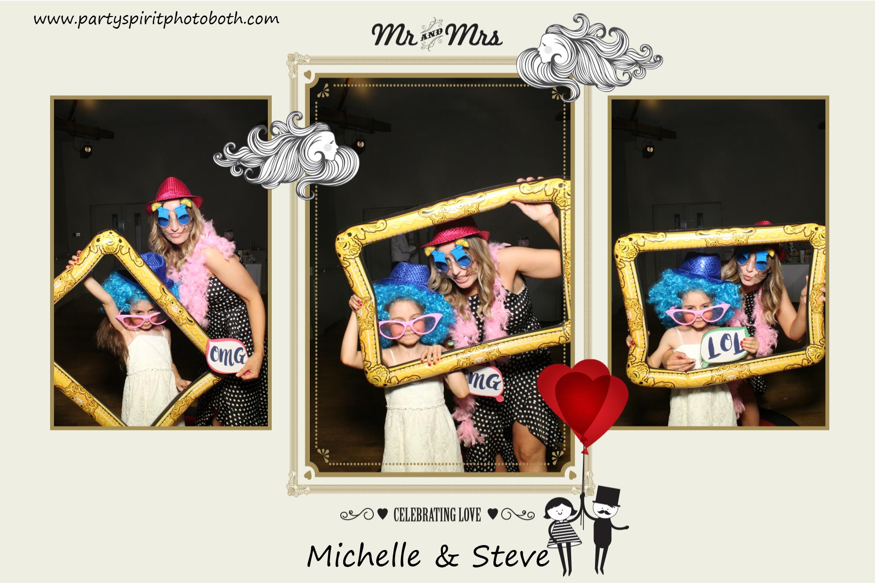 Michelle & Steve Wedding | View more photos from the event at gallery.partyspiritphotobooth.com/u/PartySpiritPhotoBooth/Michelle-Steve-Wedding